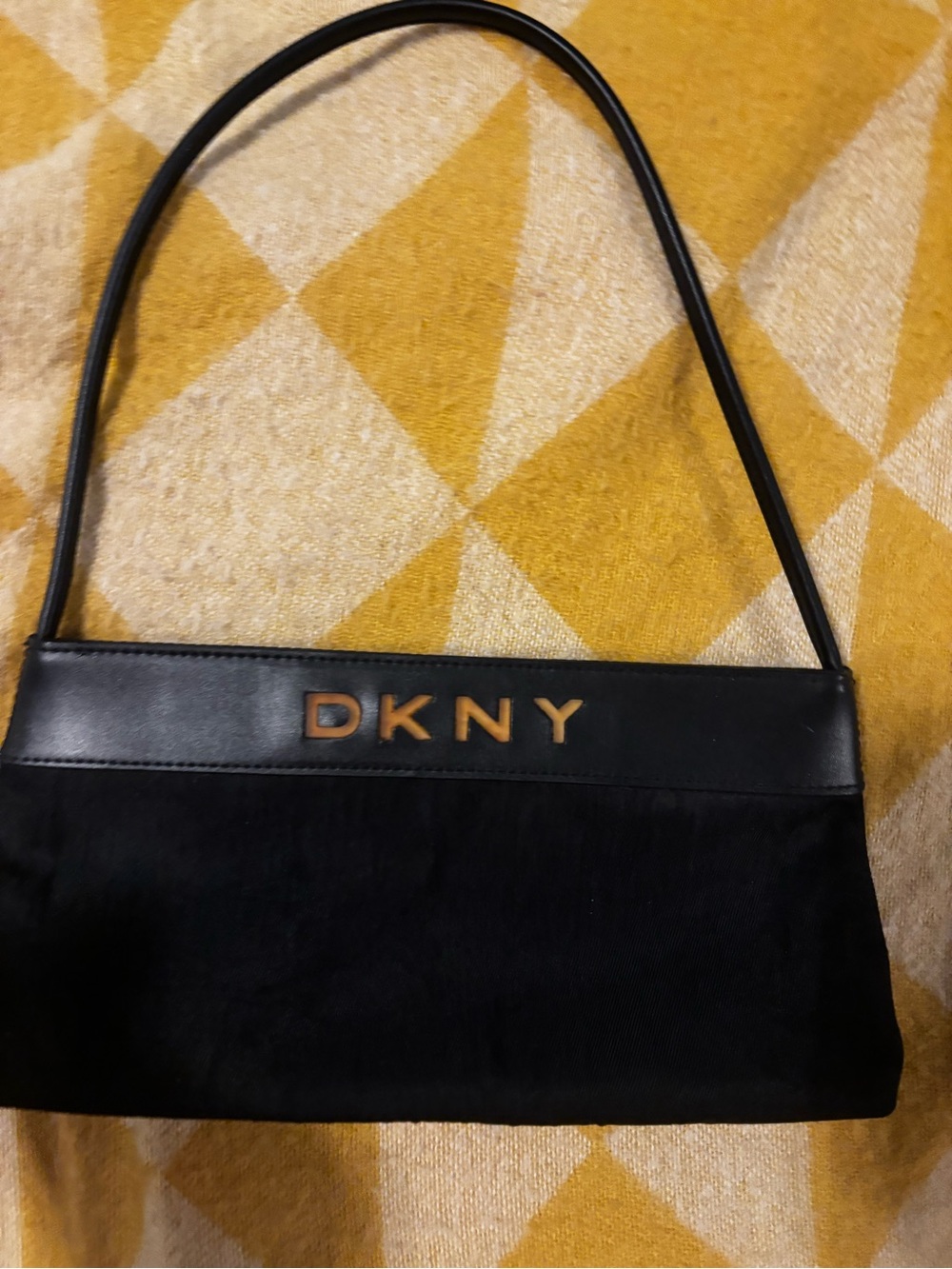 DKNY Black Mini Bag Purse Vintage 90s - Picture 2 of 10